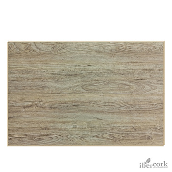 Пробковый плавающий паркет с цифровой HD печатью Алькорноке